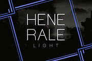 Henerale Light, a Sans Serif Font by SNK's (Thumbnail 2 of 6)