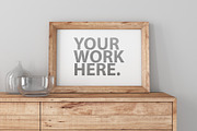 Poster Frame PSD Mockup bundle, a Household Mockup by GreatFruit (Thumbnail 5 of 7)