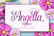 Angella Beauty Srcipt Font, a Script Font by Graphicxell (Thumbnail 1 of 10)