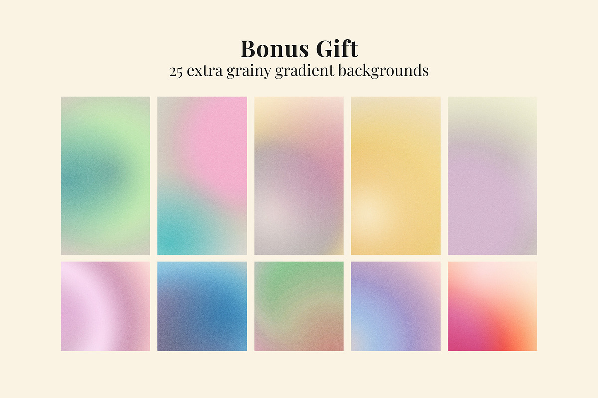Aesthetic Gradient Social Media Templates Quotes preview 6