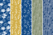 Japanese pattern and elements set, a Pattern Graphic by likorbut (Thumbnail 7 of 9)