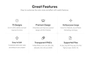 Presentation Outline Icon Set, an Outline Icon by Prosymbols (Thumbnail 2 of 5)