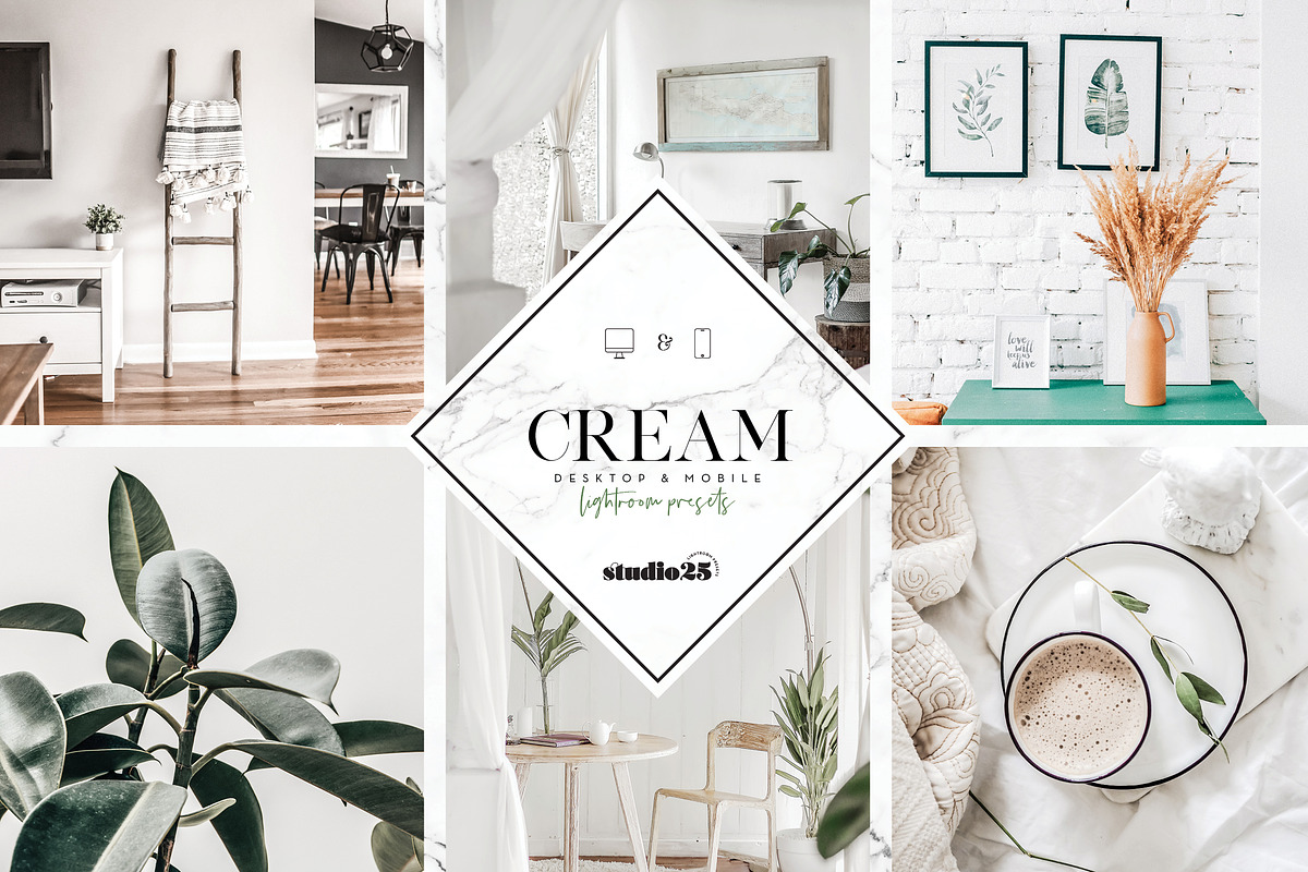 3 white interior lightroom presets
