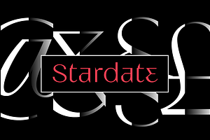 Stardate Typeface