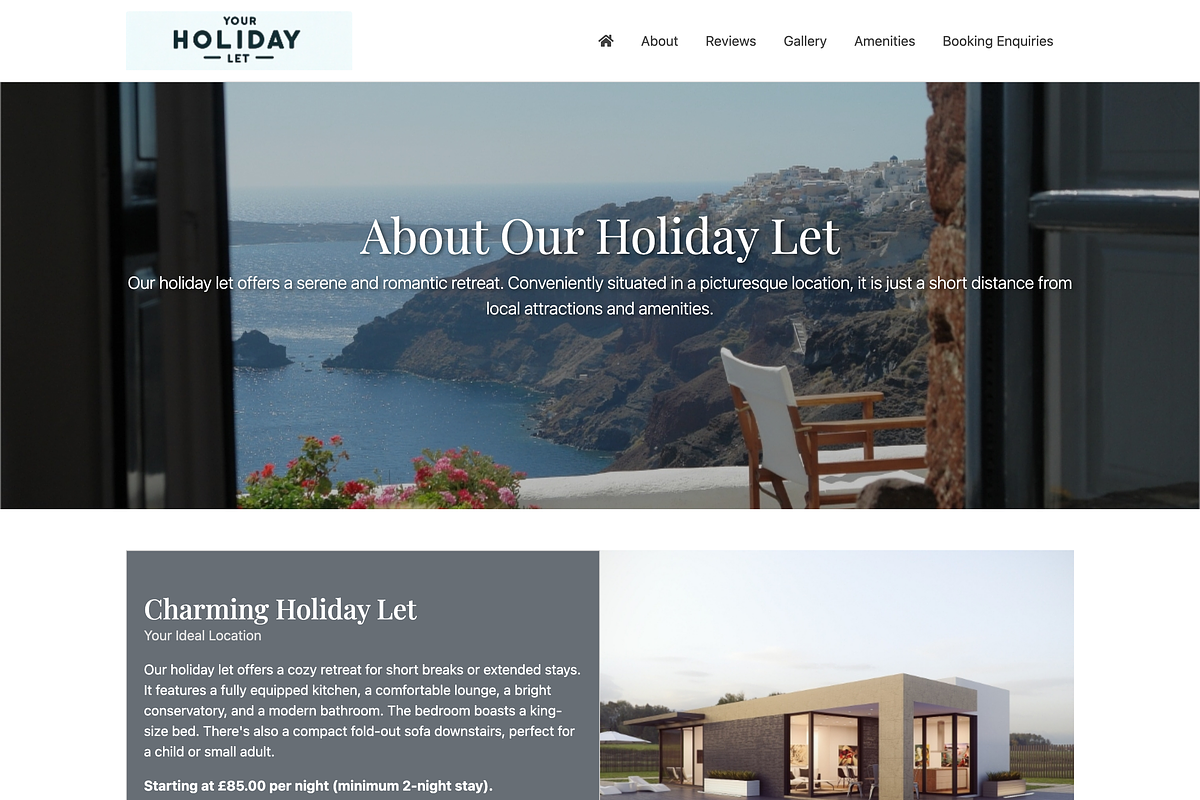 B&B/Guest Home HTML Template, a HTML Template by Darweish Designs (Photo 2 of 4)