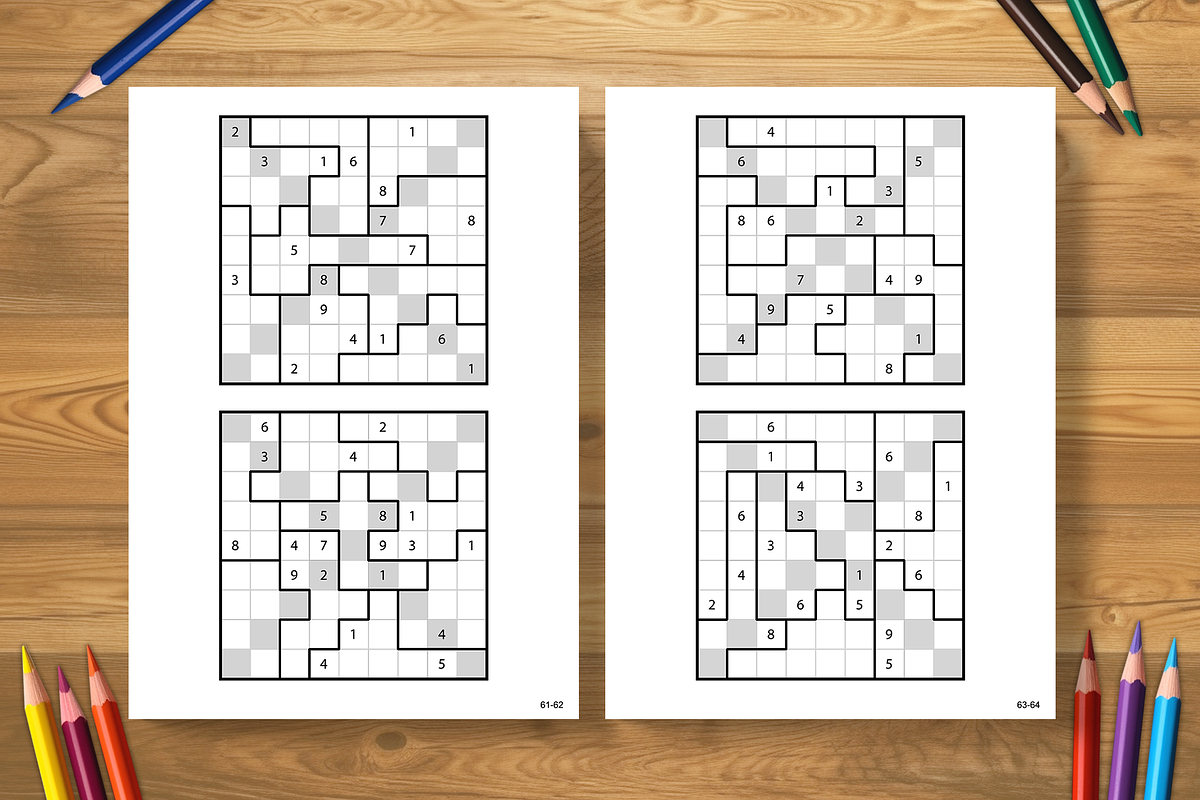 Jigsaw Sudoku X  - 1 book (2025), an Illustration by Cruiz Studio (Photo 2 of 2)