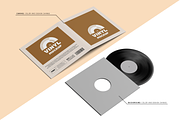 Vinyl Mockup Set, a Packaging Mockup by Se٧enStudio (Thumbnail 3 of 8)
