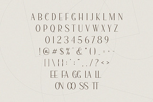 Honissen- Ligature Typeface