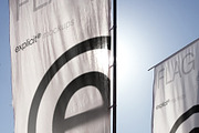 Flags mockup, an Advertising Mockup by ExplicitStudio (Thumbnail 2 of 3)