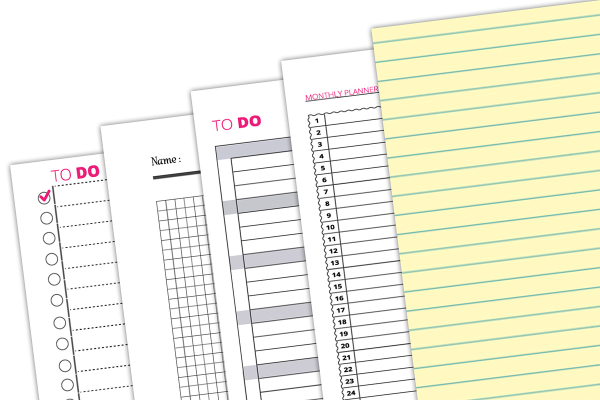 Notebook Pages, a Background Graphic by Digital Studio (Photo 5 of 6)
