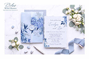 Watercolor Blue Roses with Birds, an Object Graphic by Sawango Designs (Thumbnail 6 of 13)