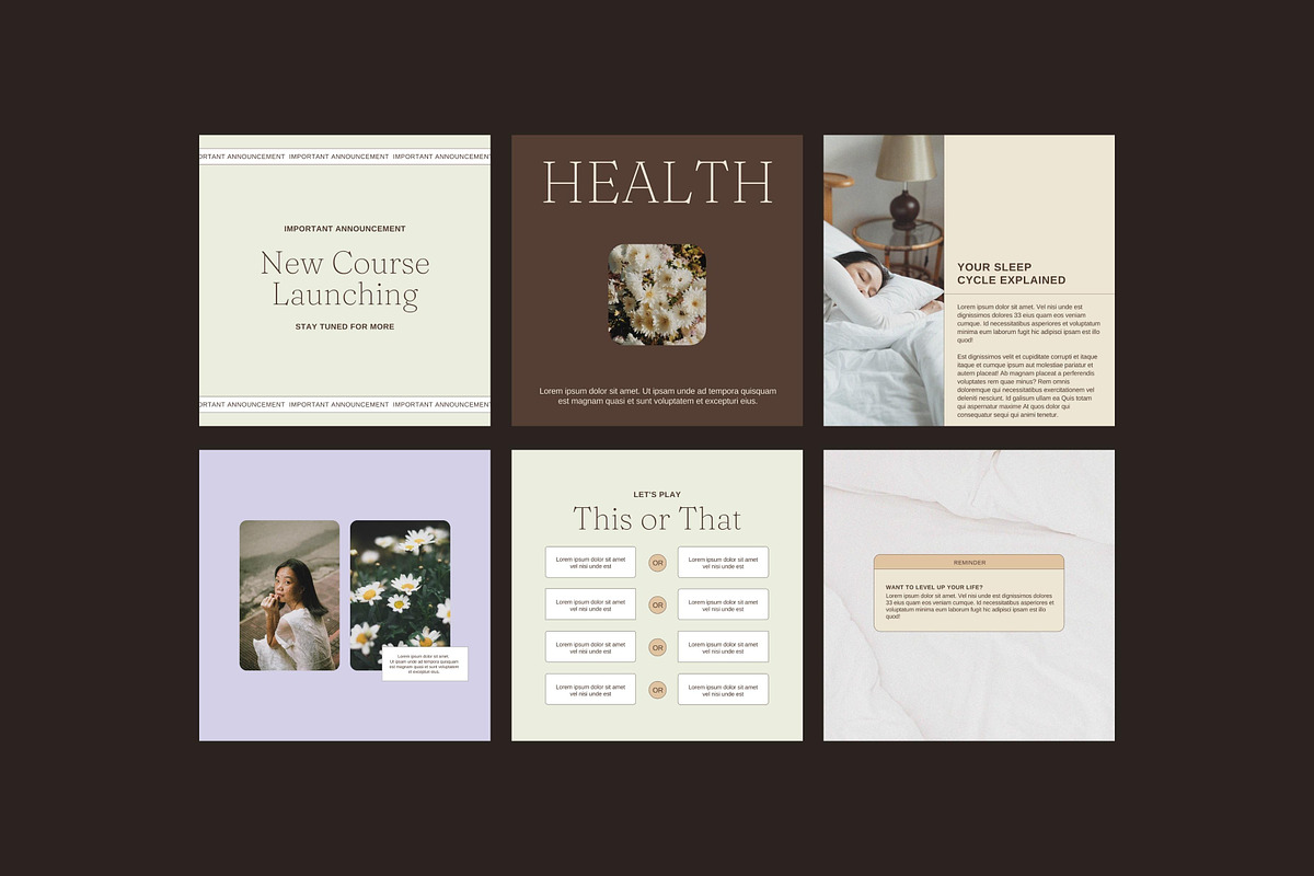 27 Juniper Instagram Tile Templates preview 4