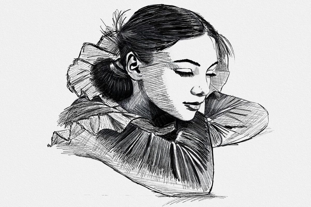 Procreate Ars Lineandi Pen Studio, a Brush Add-On by Brush Moment (Photo 3 of 10)