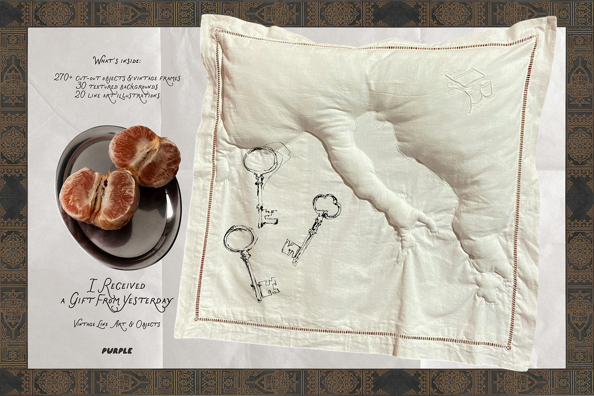 Vintage Objects & Line Art, an Object Graphic by Purple (Photo 5 of 18)