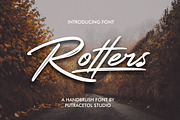 Rotters - Handbrush Font, a Handwritten Font by PutraCetol Studio (Thumbnail 2 of 13)