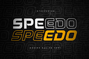 Speedo - Racing Technology Font, a Sans Serif Font by Hamz Studio (Thumbnail 1 of 9)