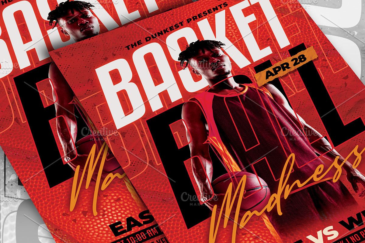 Basketball Flyer, a Flyer Template by AyumaDesign (Photo 2 of 3)
