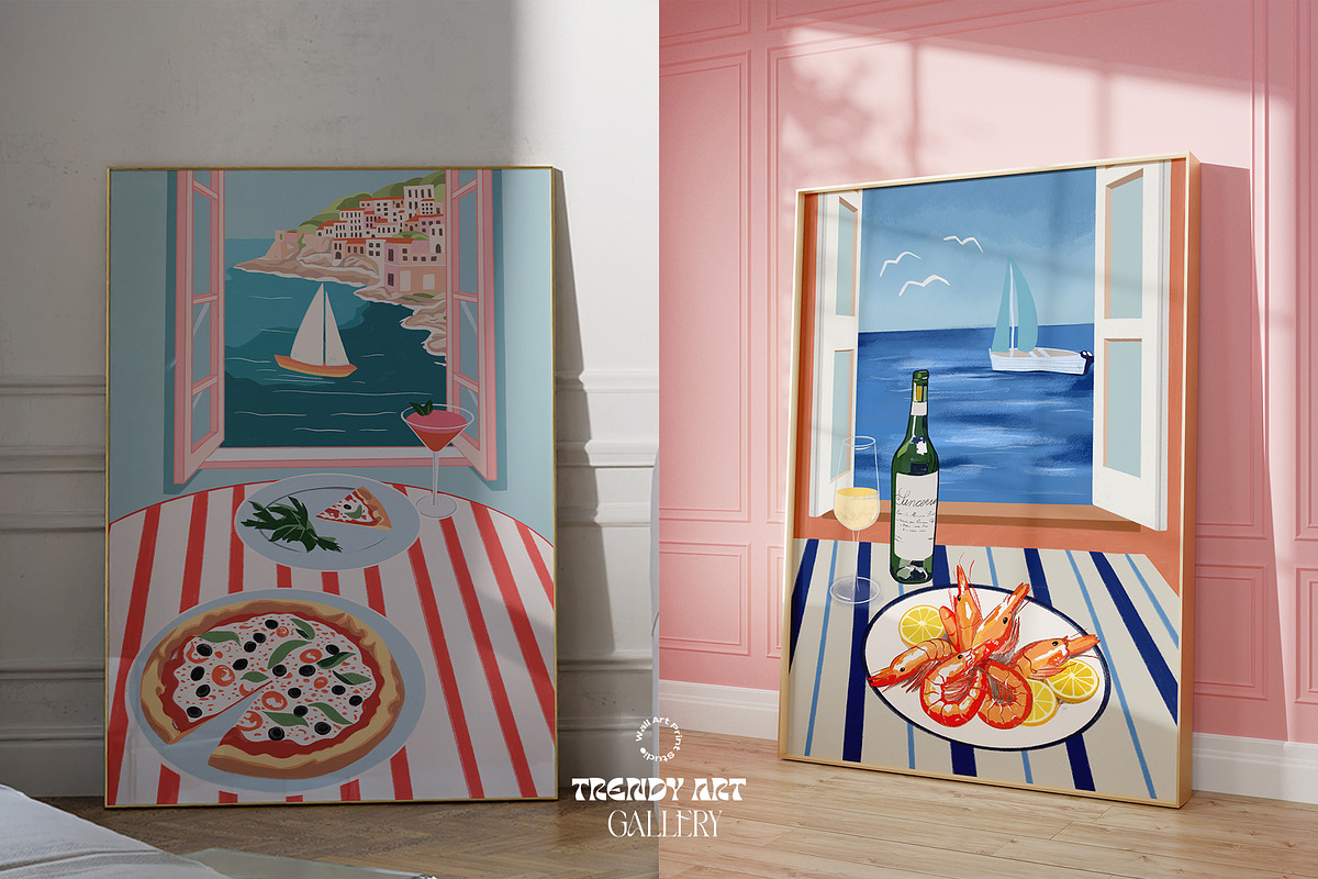 Trendy Art Gallery 3, a Graphic by Wall Art Print Studio (Photo 5 of 13)