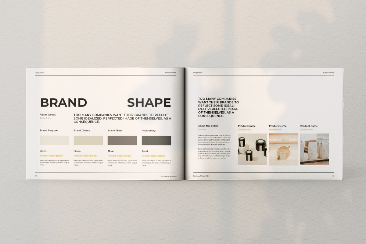 Beige Brand Guidelines, a Presentation Template by Analogi Studio (Photo 4 of 14)