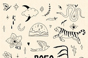 Boho Soul Bundle, an Animal Illustration by Annie Konst (Thumbnail 3 of 13)