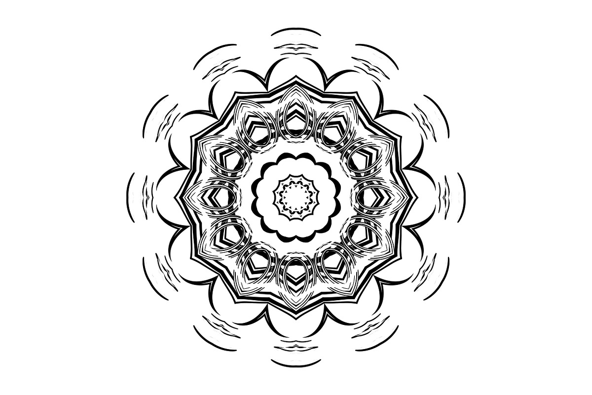 Premium Mandala Illustration Pack, a Decorative Illustration by NJ Himel (Photo 79 of 101)