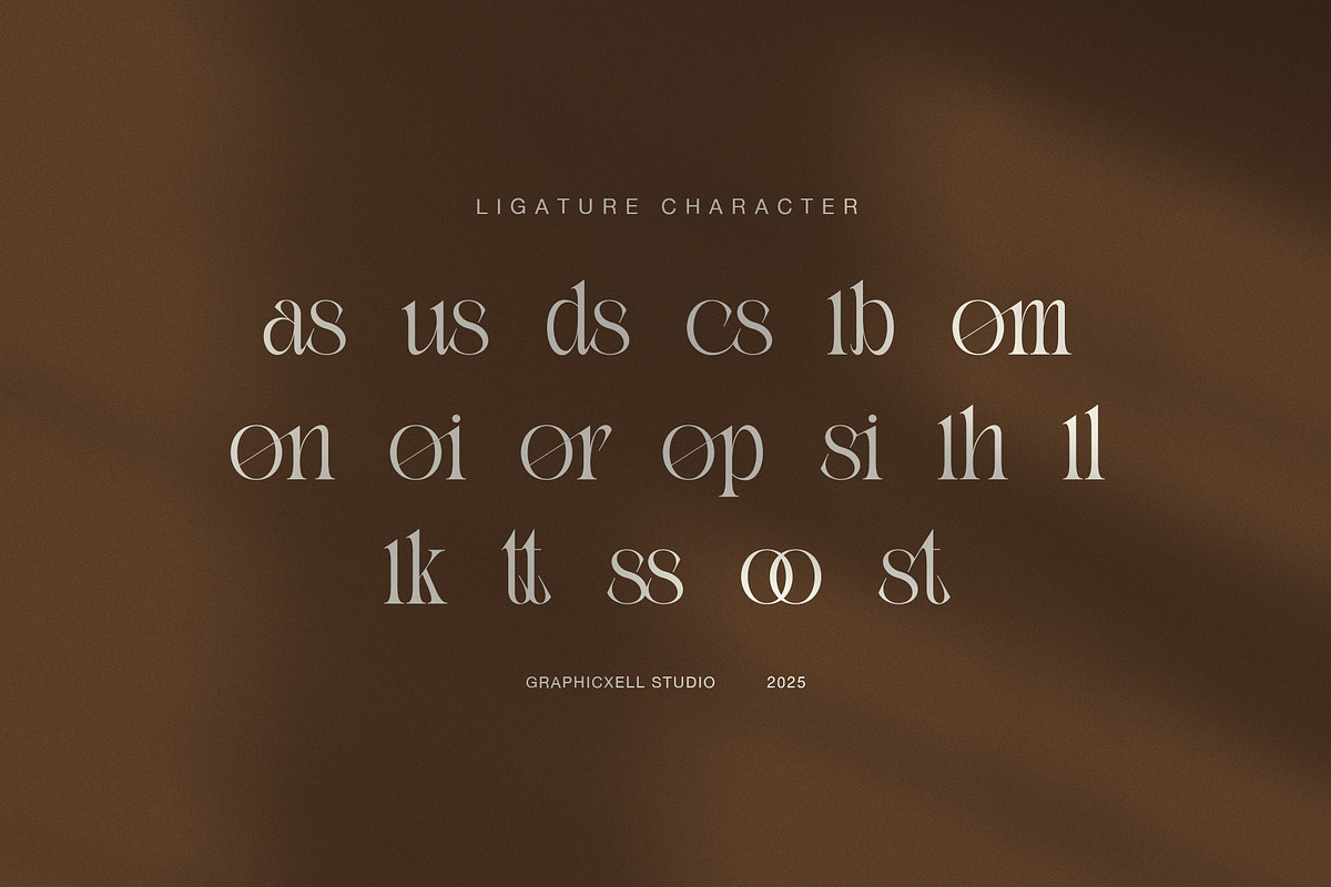Elgore Elegant Modern Serif Font, a Serif Font by Graphicxell (Photo 8 of 8)
