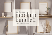 Artwork Frame Mockup Bundle Vol 2, a Print Template by Lelu Art Design (Thumbnail 1 of 8)