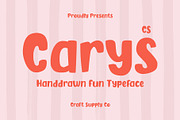 CS Carys – Playful Display Font, a Sans Serif Font by Craft Supply Co. (Thumbnail 1 of 8)