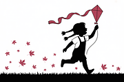 Kids Flying Kite Laser Cut Bundle, a Graphic by Designs_River (Thumbnail 10 of 11)