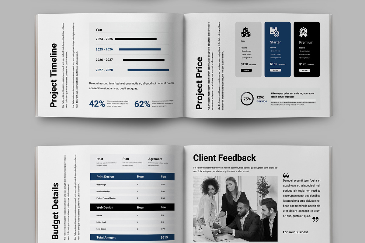 Business Proposal Landscape Layout, a Brochure Template by ContestDesign (Photo 5 of 5)
