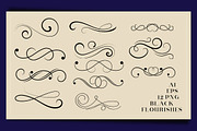 Vintage Decorative Flourishes Pack, an Object Graphic by Design Unique (Thumbnail 3 of 11)