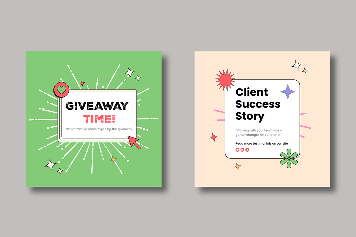 Social Media Post Templates, a Social Media Template by MightyDesign (Photo 3 of 8)