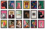 Tiger wall print, animal wall poster, an Animal Photo by Chipshpow Graphics (Thumbnail 3 of 7)