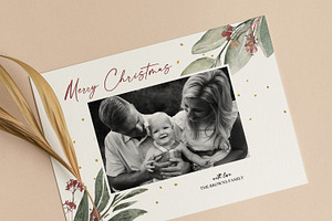 Christmas Card Template CD344