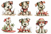 Whimsical Summer Beach Dog Clipart, an Illustration by Designworld (Thumbnail 3 of 6)