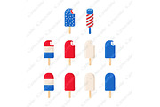 Patriotic Ice Cream, an Object Graphic by PolpoDesign (Thumbnail 3 of 5)