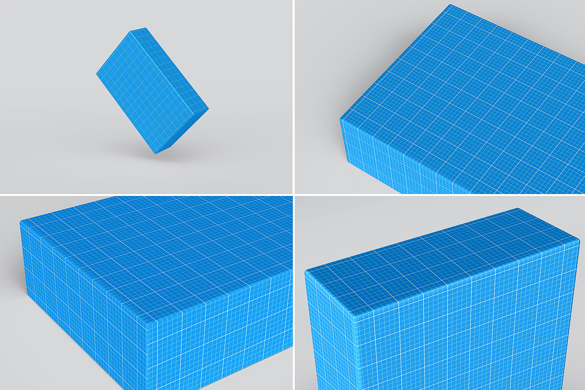 Box Package Mockup - 12 views, a Packaging Mockup by Illusiongraphic (Photo 28 of 29)