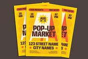 Pop Up Market Flyer, a Flyer Template by Gumico Studio. (Thumbnail 2 of 3)