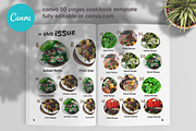 Canva Salad Recipes Cookbook Templat, a Magazine Template by DeLaGranSiete (Thumbnail 3 of 11)