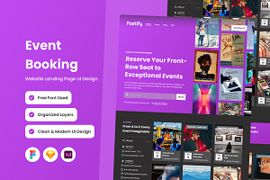 Festify - Event Booking Landing Page
