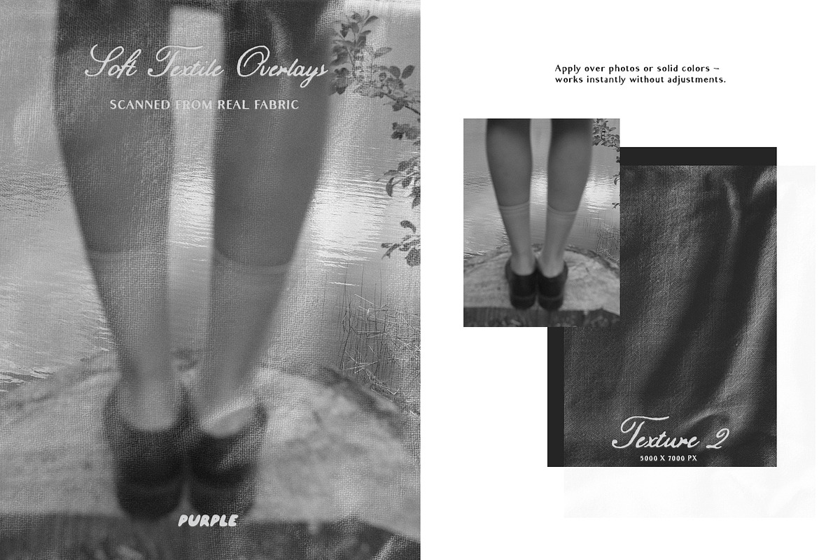 Soft Textile Overlays, a Texture Graphic by Purple (Photo 3 of 22)
