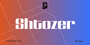 Shtozer, a Serif Font by Pepper Type (Thumbnail 1 of 14)