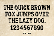 Modern Vintage - Grunge Slab Font, a Slab Serif Font by KiddoGlyphs Studio (Thumbnail 4 of 5)