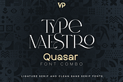 SALE! Type Maestro + Quasar font duo, a Serif Font by VP Fonts (Thumbnail 1 of 18)