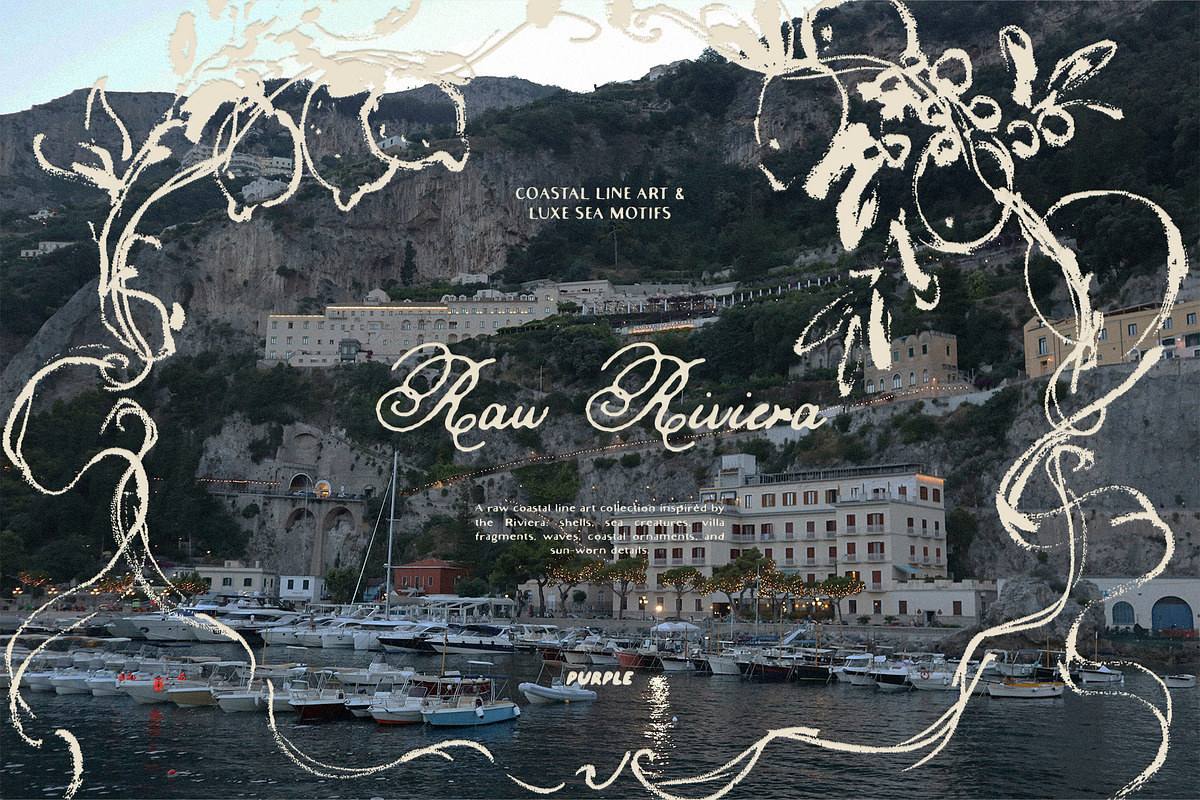 Raw Riviera: Coastal Line Art, an Object Illustration by Purple (Photo 15 of 16)