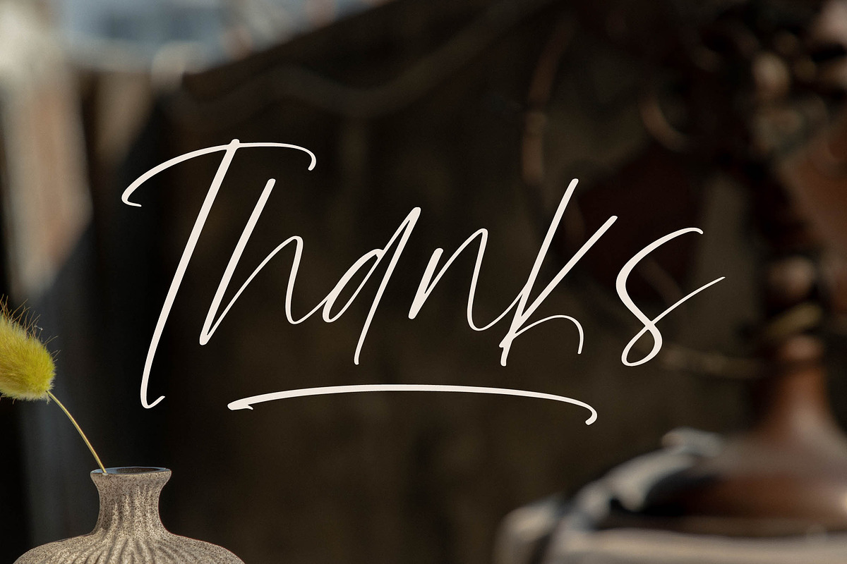 Sanetury Grethan Elegant Script, a Script Font by Letterena Studios Script (Photo 15 of 15)