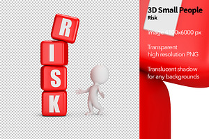3D Small People - Risk