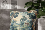 Colorful Toile de Jouy Pattern, a Pattern Graphic by elfy creative (Thumbnail 2 of 3)