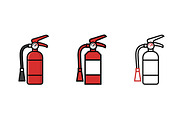 Fire Extinguisher Safety Vector Icon, an Object Graphic by Artonix (Thumbnail 2 of 3)