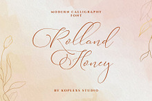 Rolland Honey Modern Calligraphy Fon